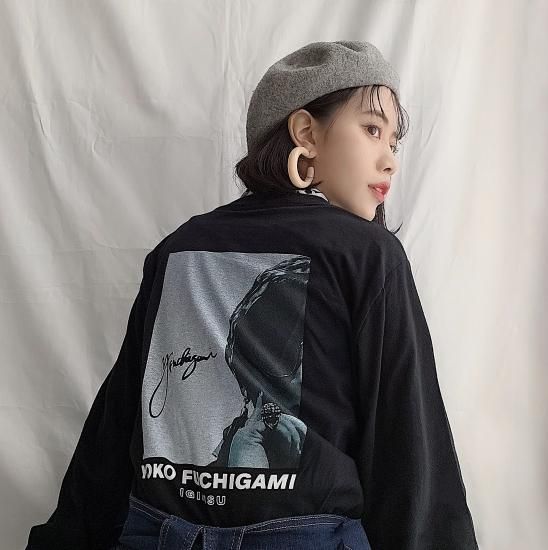 【YOKO FUCHIGAMI】フォトロンＴ/ BLACK