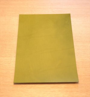本ヌメ革　緑　A4サイズ