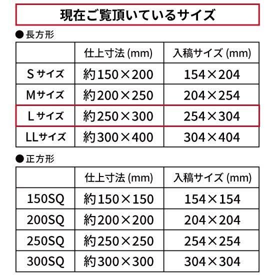 ノーブランドキャンバスプリント Lサイズ（300×250mm） オーダー品