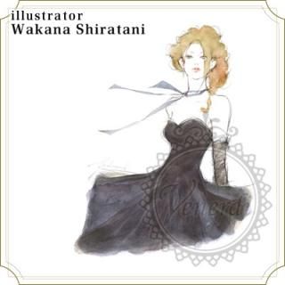 アートポストカード”Desire”1black