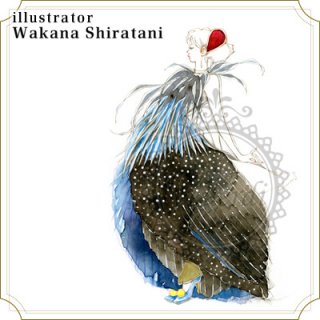 アートポストカード”Bird”ホロホロ