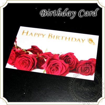 バースデーカード ローズ柄の通販サイト 名刺サイズの薔薇のバースデーカード 特別な誕生日に贈りたいゴシックローズとバタフライの誕生日カード