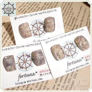 紫陽花のピアス