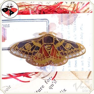 [新月の夜]Emperor Mothのブローチ