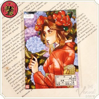 金魚屋さんと金魚姫：金魚姫ポストカード