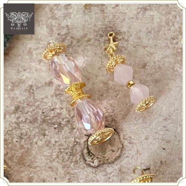 聖夜の鍵の耳飾り】～緋鍵～＊ハンドメイドアクセサリー＊ピアス