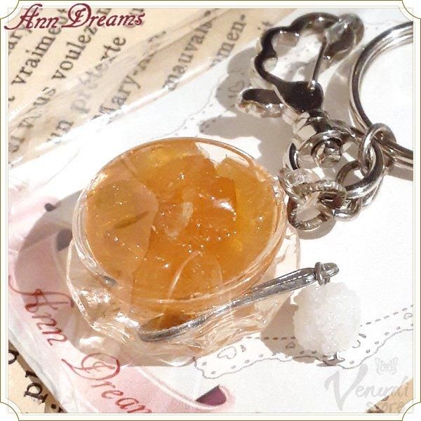 紅茶ゼリー キーホルダー ティーカップ バッグチャーム アイス