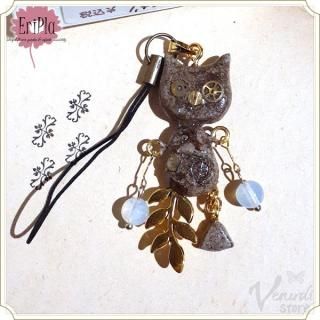スチームパンク / 歯車 時計 アンティーク ピアス ハンドメイド
