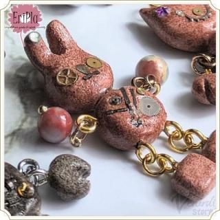キーホルダー キーチャーム チャーム アート アンティーク 雑貨