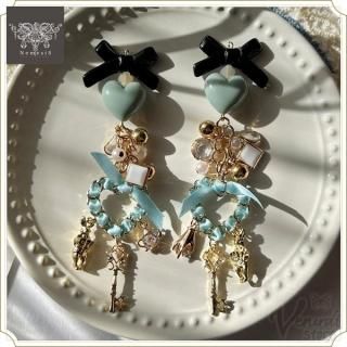 アリスのエプロンドレス （ピアス/イヤリング,ニッケルフリー）