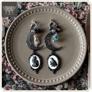 魔女の使い魔（ピアス/イヤリング,ニッケルフリー）