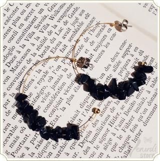 ブルーサンド フープピアス