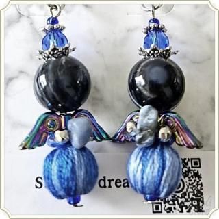 <img class='new_mark_img1' src='https://img.shop-pro.jp/img/new/icons14.gif' style='border:none;display:inline;margin:0px;padding:0px;width:auto;' />天眼石の妖精ピアス(青)