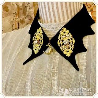 <img class='new_mark_img1' src='https://img.shop-pro.jp/img/new/icons32.gif' style='border:none;display:inline;margin:0px;padding:0px;width:auto;' />装飾つけ襟（蝙蝠）