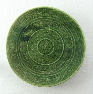 WP840　和皿／丸（緑）・同心円