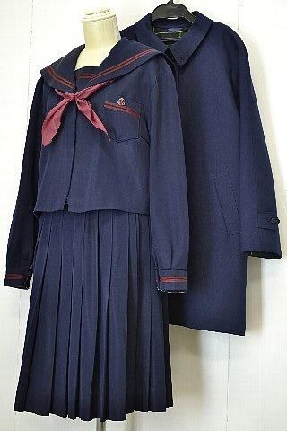 大湊高等学校 冬服 校章 前開き 制服買取 専門店 摩天楼