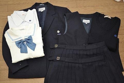 姫路商業高等学校 制服 冬夏 校章 制服買取 専門店 摩天楼