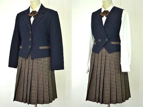 津山商業高等学校 制服 冬 制服買取 専門店 摩天楼