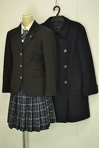 白梅学園高校 制服コート - ロングコート