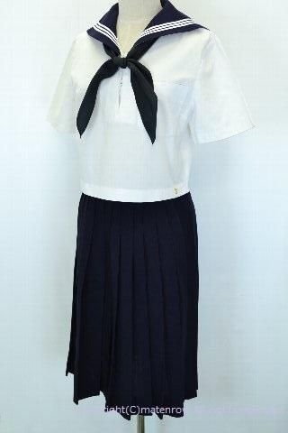 I987/(中古)兵庫県 高砂高校 女子制服2点 /4/W63~69/丈64/24本 I987/(中古)兵庫県 高砂高校 女子制服2点 /4/W63~69/丈64/24本
