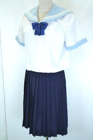 中京高等学校 水色 セーラー夏服【画像1】