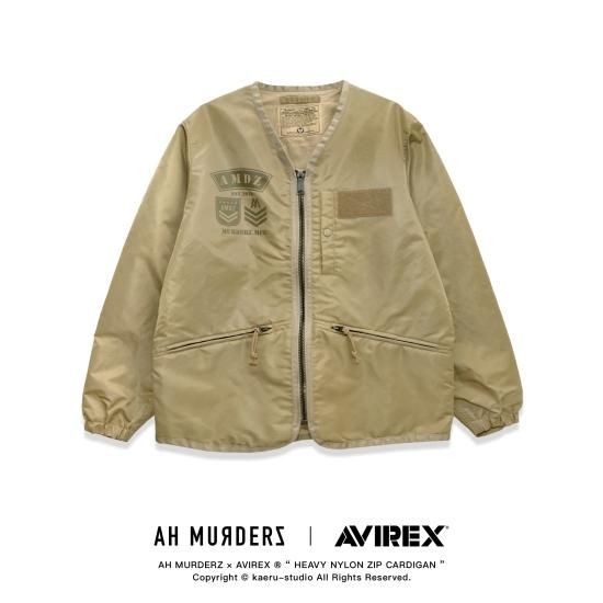 AH MURDERZ × AVIREX “ HEAVY NYLON ZIP CARDIGAN ” - 【公式】AH MURDERZショップ通販サイト