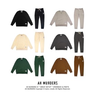 AH MURDERZ  SWEAT SETUP  CREWNECK & PANTS