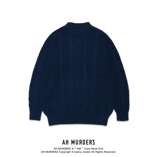 AH MURDERZ “ AM ” Crew Neck Knit - 【公式】AH MURDERZショップ通販