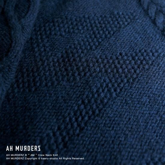 AH MURDERZ “ AM ” Crew Neck Knit - 【公式】AH MURDERZショップ通販