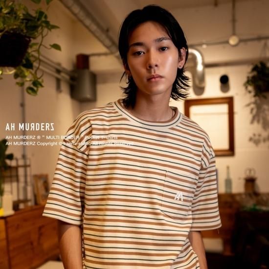 AH MURDERZ “ MULTI BORDER ” Pocket T-shirts - 【公式】AH