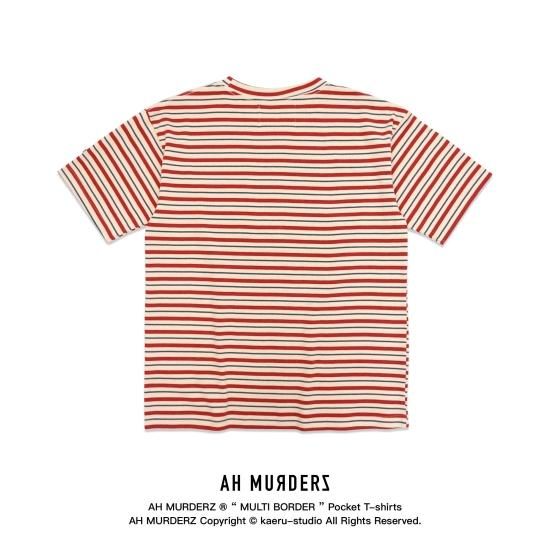 AH MURDERZ “ MULTI BORDER ” Pocket T-shirts - 【公式】AH