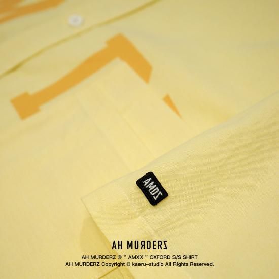 AH MURDERZ “ AMXX “ OXFORD S/S SHIRT - 【公式】AH MURDERZ