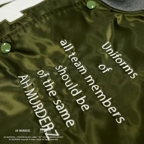 AH MURDERZ × STARTER BLACK LABEL 