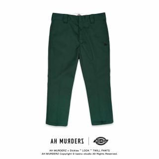 AH MURDERZ  Dickies  LOOK  TWILL PANTS - GREEN -