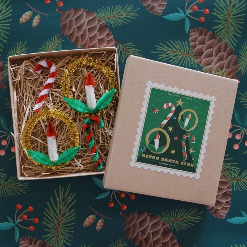 Retro Santa Club レトロオーナメントセット - cocho cocho