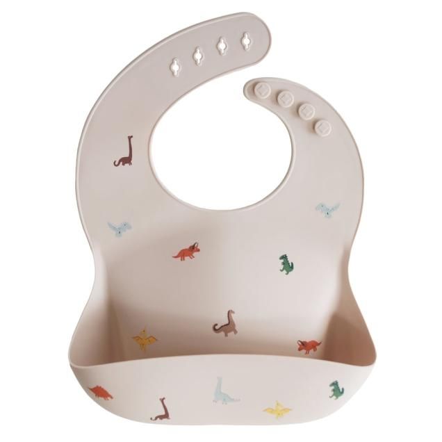 <img class='new_mark_img1' src='https://img.shop-pro.jp/img/new/icons14.gif' style='border:none;display:inline;margin:0px;padding:0px;width:auto;' />Mushie Silicone Baby Bib /Dinosaurs
