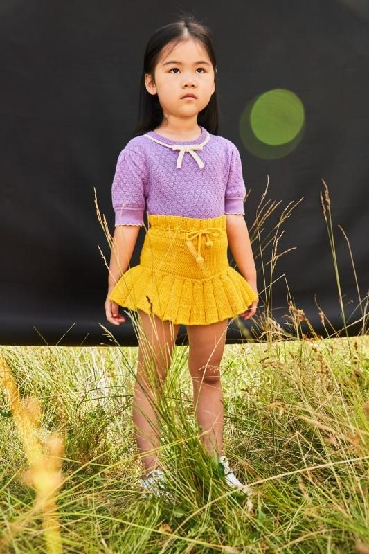 misha and puff ruffle cardigan 蒸し暑い 3y misha and puff ruffle cardigan 蒸し暑い 3y