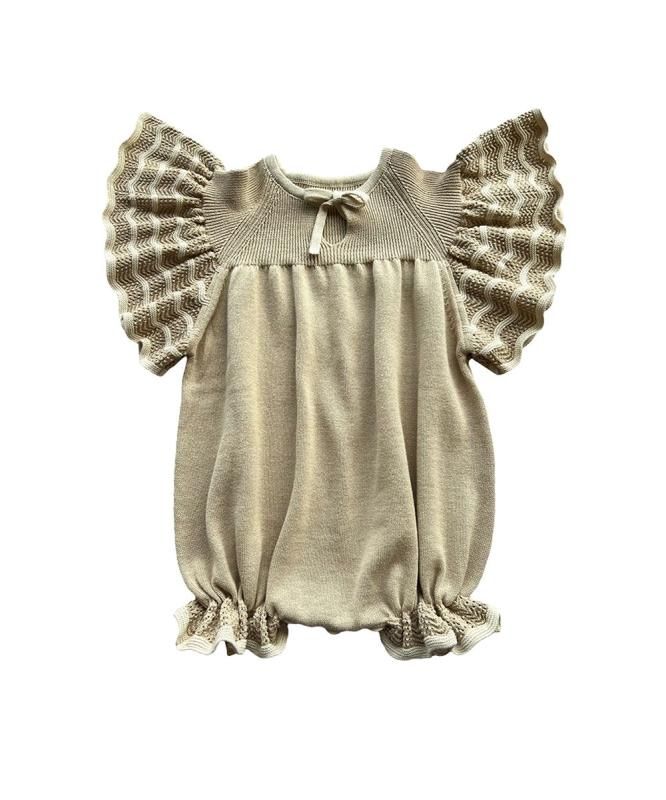 MABLI Gwendolen Romper Shell - (12m,18m,2y) - cocho cocho