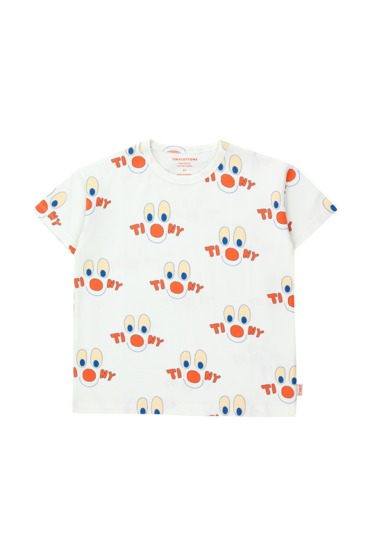 Tiny Cottons Clowns tee off white