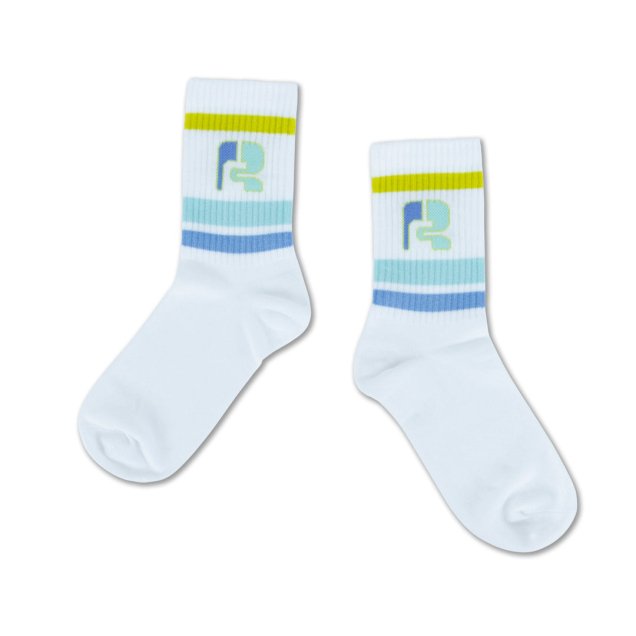 <img class='new_mark_img1' src='https://img.shop-pro.jp/img/new/icons14.gif' style='border:none;display:inline;margin:0px;padding:0px;width:auto;' />SS24 ReposeAMS Sporty Socks - Logo R White
