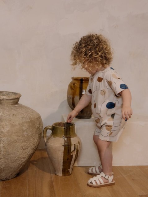 <img class='new_mark_img1' src='https://img.shop-pro.jp/img/new/icons14.gif' style='border:none;display:inline;margin:0px;padding:0px;width:auto;' />SS24 organic zoo Ceramics Summer Romper (6-12m,1-2y)