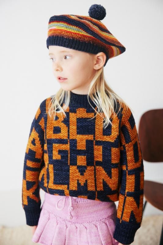 SALE50%OFF】AW24 Drop1 Misha&Puff Alphabet Sweater 3,4,5,6y SALE50%OFF】AW24 Drop1 Misha&Puff Alphabet Sweater 3,4,5,6y