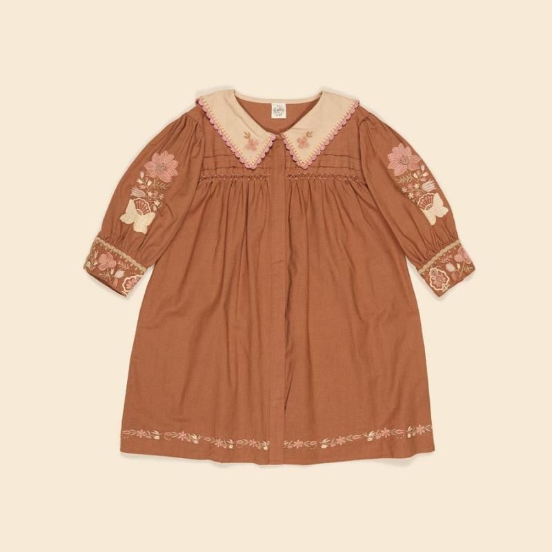 9/26(木) 販売スタート AW24 Apolina Bette Dress - Hazel(3-5y 