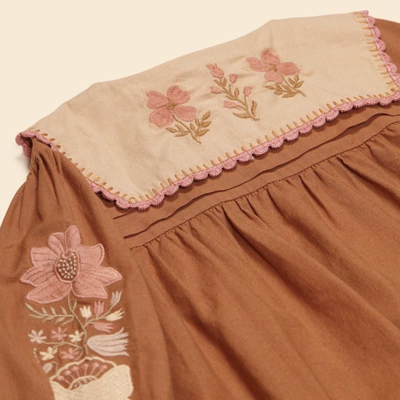 9/26(木) 販売スタート AW24 Apolina Bette Dress - Hazel(3-5y 