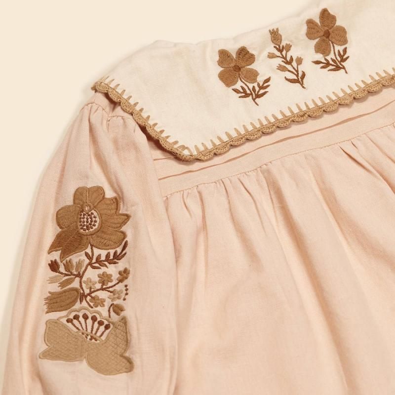 Apolina 刺繍ブラウス BETTE BLOUSE 3-5y