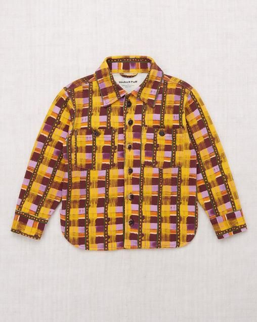 <img class='new_mark_img1' src='https://img.shop-pro.jp/img/new/icons16.gif' style='border:none;display:inline;margin:0px;padding:0px;width:auto;' />SALE50%OFFAW24 Winter  Misha&Puff Director's Jacket- Plum Watercolor Stripe 3,4,5y