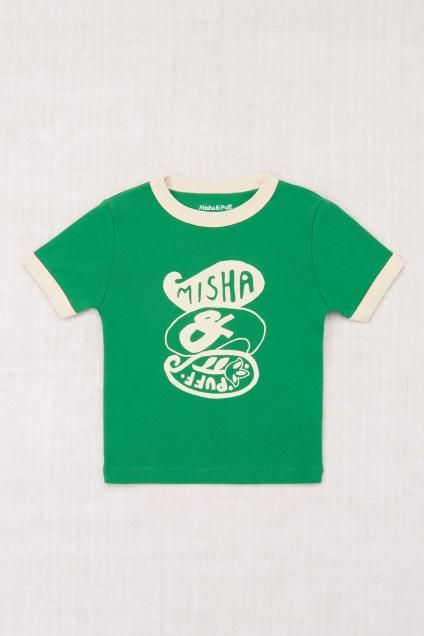 <img class='new_mark_img1' src='https://img.shop-pro.jp/img/new/icons16.gif' style='border:none;display:inline;margin:0px;padding:0px;width:auto;' />SALE20%OFFSS25 Misha&Puff Groovy Paisley Ringer Tee/ Bottle Green /  2,3,4,5,6,8y