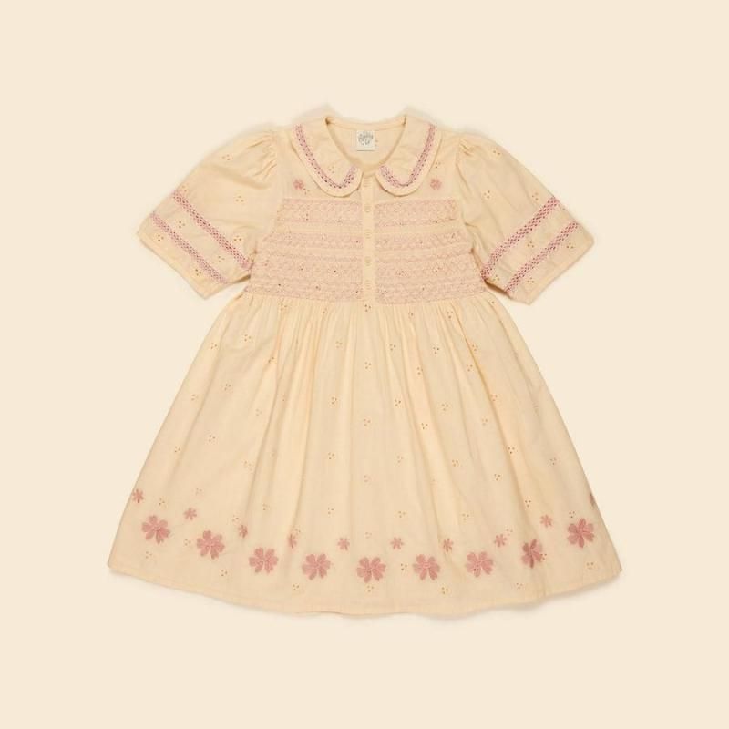 7/1 22:00～SALE 25%OFF】SS25 Apolina Lucie Dress - Milk