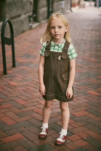 <img class='new_mark_img1' src='https://img.shop-pro.jp/img/new/icons14.gif' style='border:none;display:inline;margin:0px;padding:0px;width:auto;' />SS25  Drop2 Misha&Puff Buckle Jumper Dress Earth 2y, 3y, 4y,5y