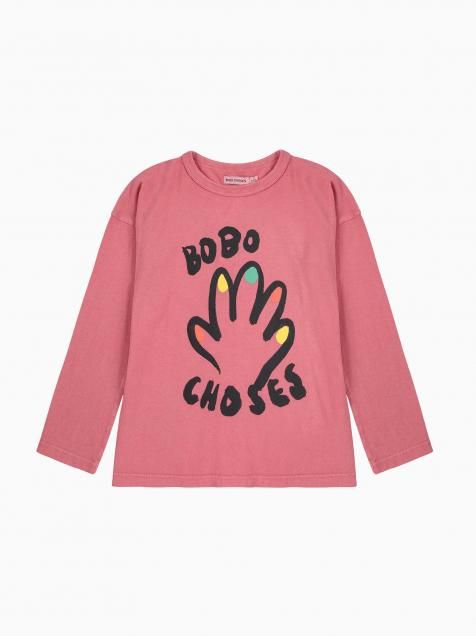<img class='new_mark_img1' src='https://img.shop-pro.jp/img/new/icons14.gif' style='border:none;display:inline;margin:0px;padding:0px;width:auto;' />AW25 BOBOCHOSES /High Five Tshirt (2-3y,4-5y,6-7y)
